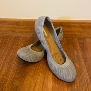 Gray Ballet Flats